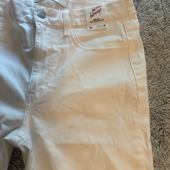Joe's Jeans Denim - Joe's Jeans Cream High Rise Boot Cut